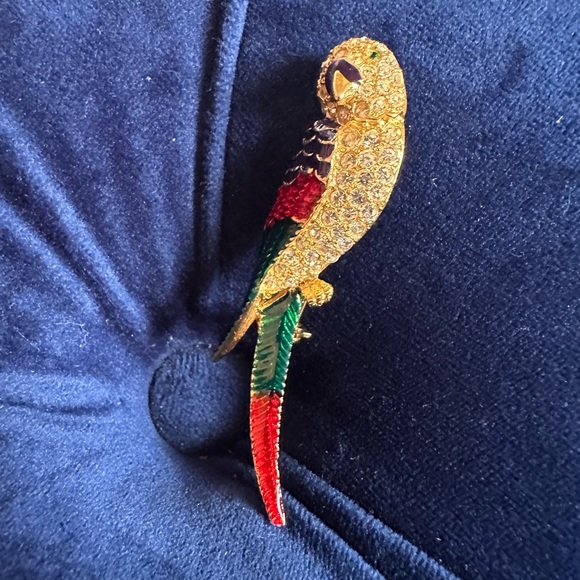 Beautiful vintage parrot broach - Picture 4 of 4